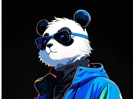 HiONE熊猫人AI锚点形象定制测试品