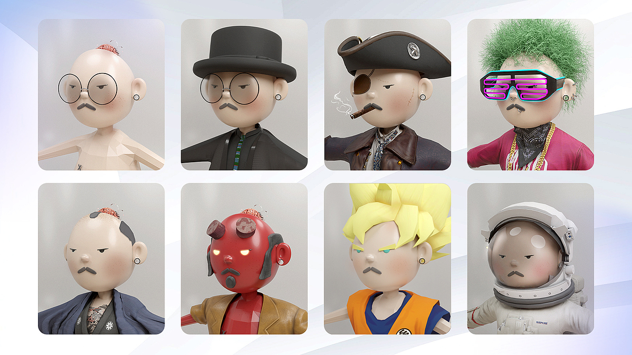 Character Design - SleepyJoe（图ZMzc5ODkxNzc2） - 人物/生物 - 站酷设计师SleepyJoe原创素材 - 站酷ZCOOL