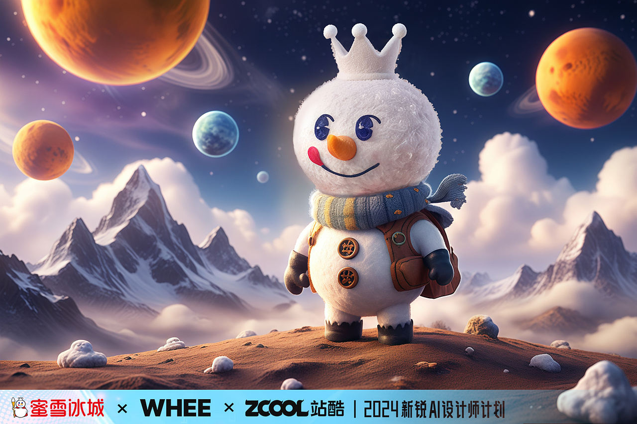 不藏了，雪王的N种身份（图ZMzc5ODkzOTQw） - AI作品 - 站酷设计师Z33463154原创素材 - 站酷ZCOOL