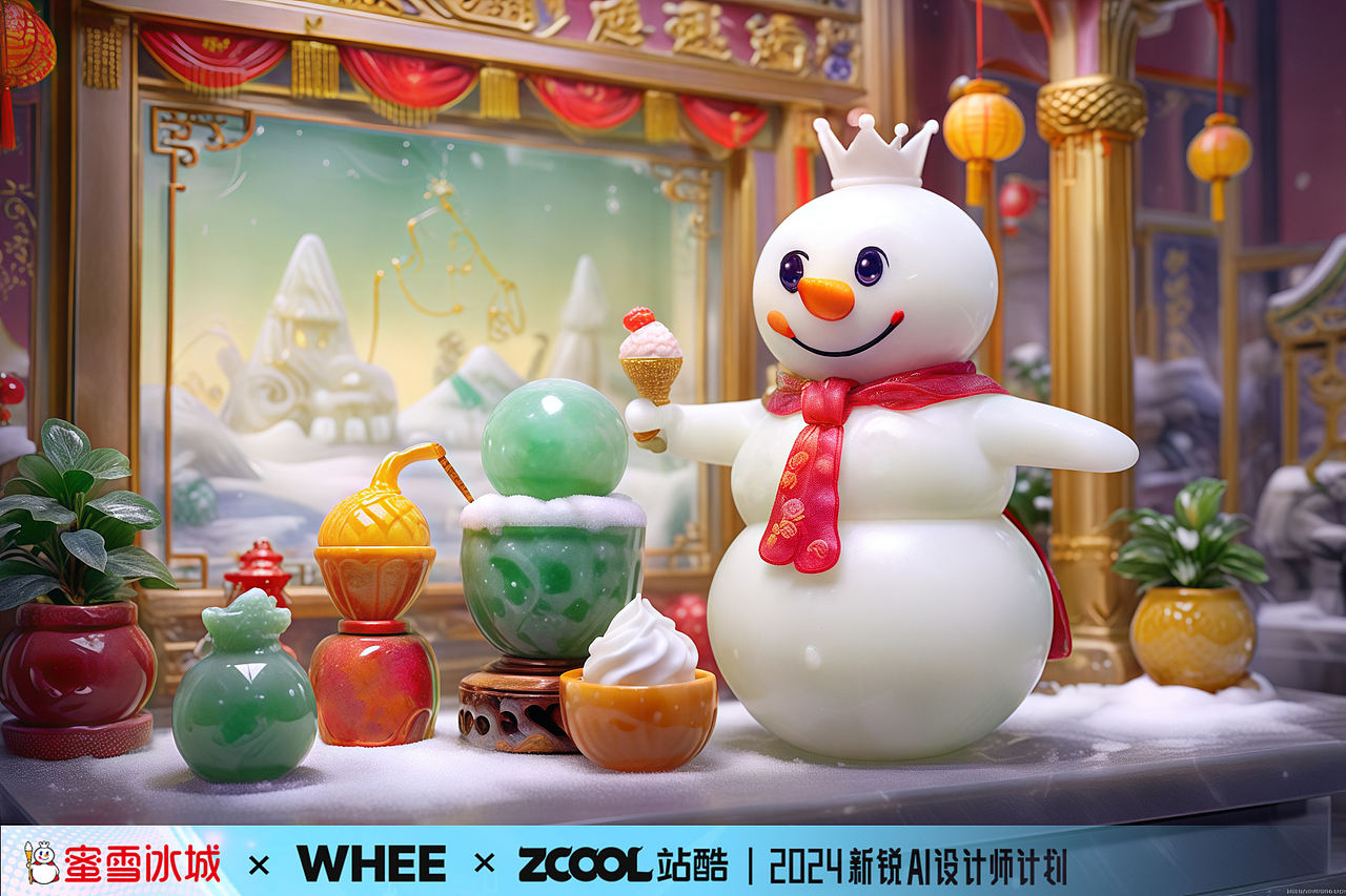不藏了，雪王的N种身份（图ZMzc5ODkzOTI0） - AI作品 - 站酷设计师Z33463154原创素材 - 站酷ZCOOL