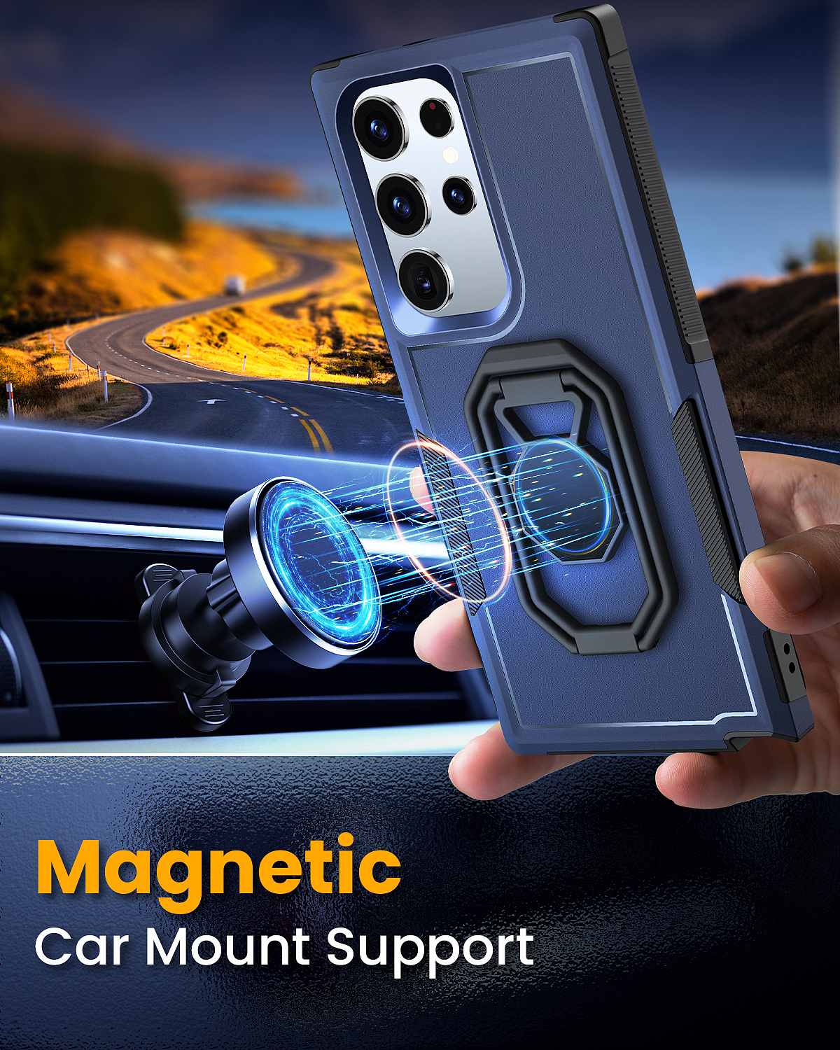 亚马逊-苹果三星手机壳主图设计 产品渲染