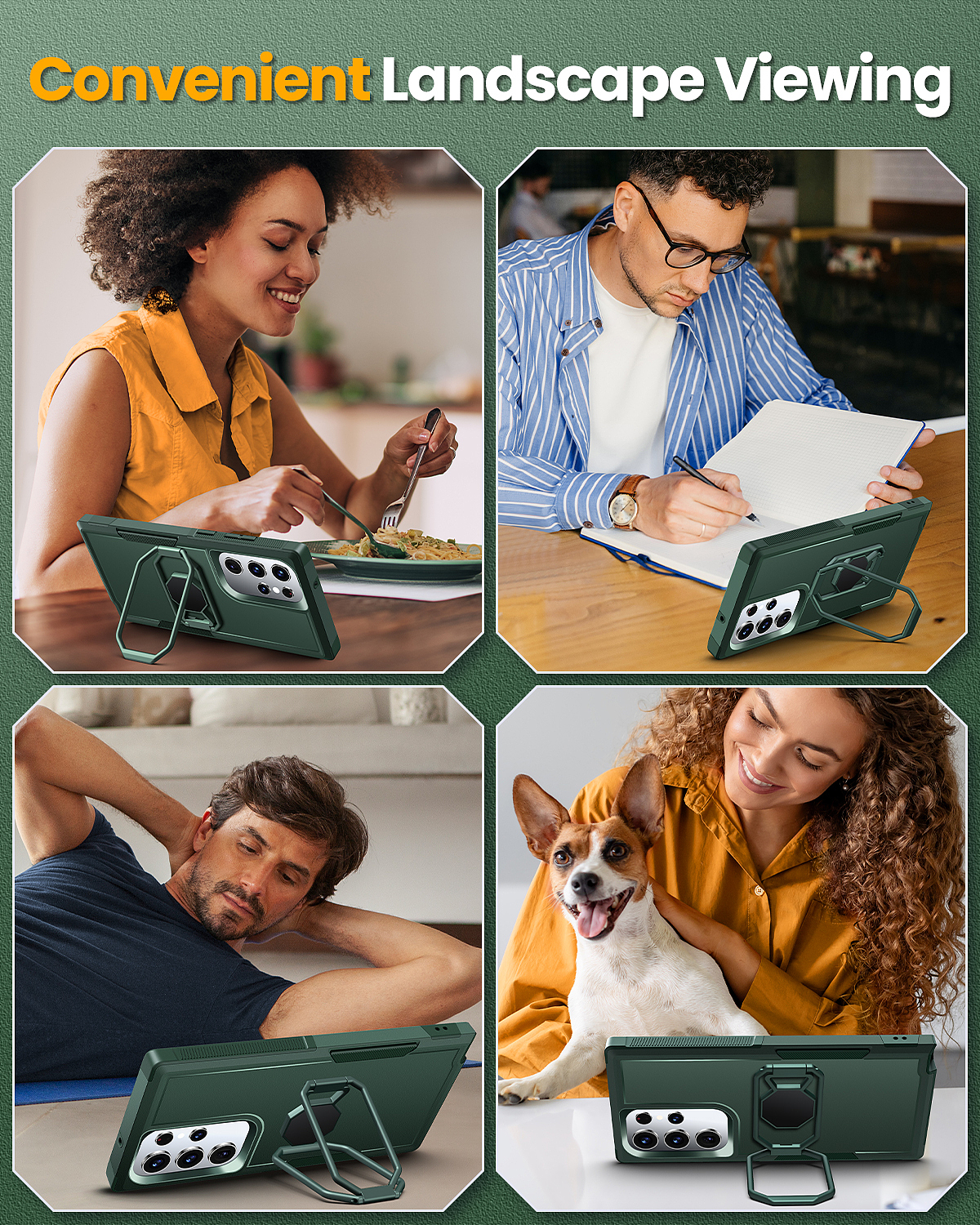 亚马逊-苹果三星手机壳主图设计 产品渲染