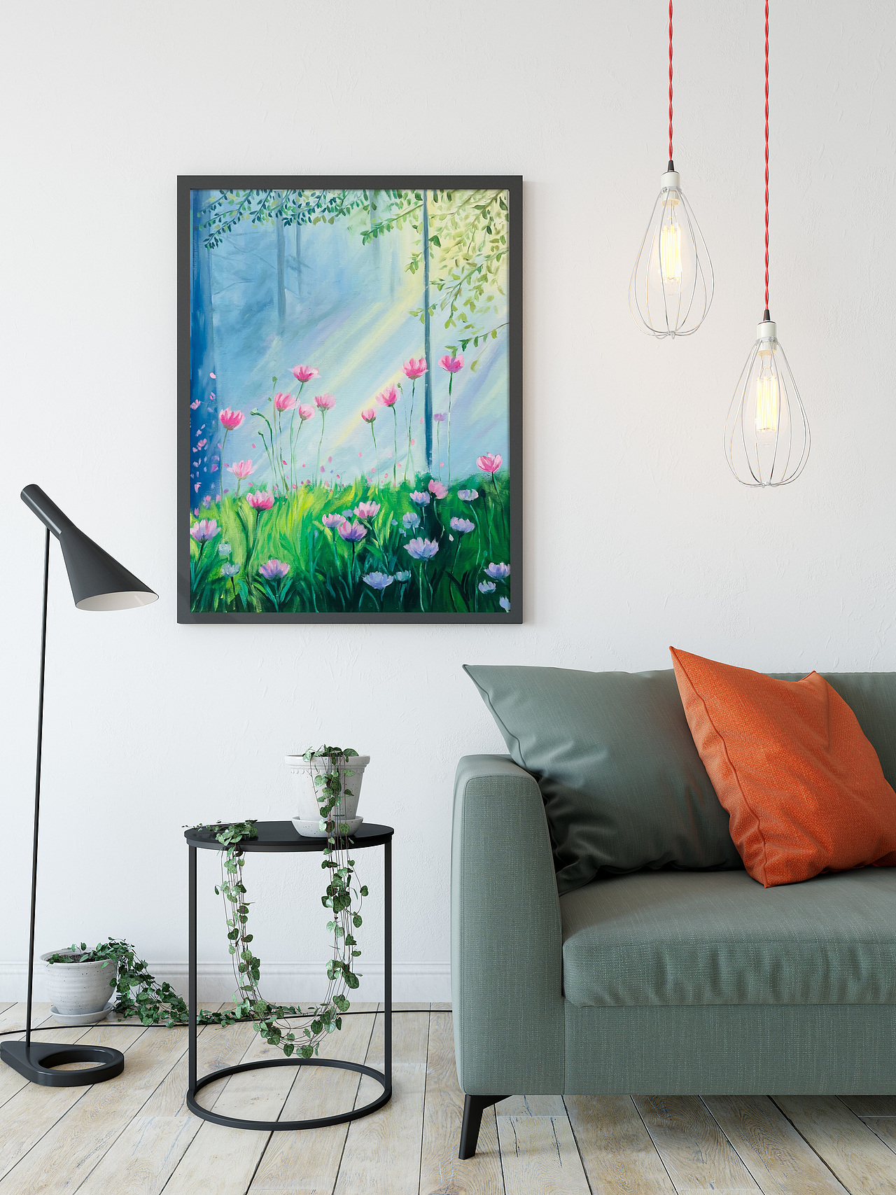 油画【桑格花】（图ZMzc5OTA4MTA4） - 绘画 - 站酷设计师彼岸花193原创素材 - 站酷ZCOOL