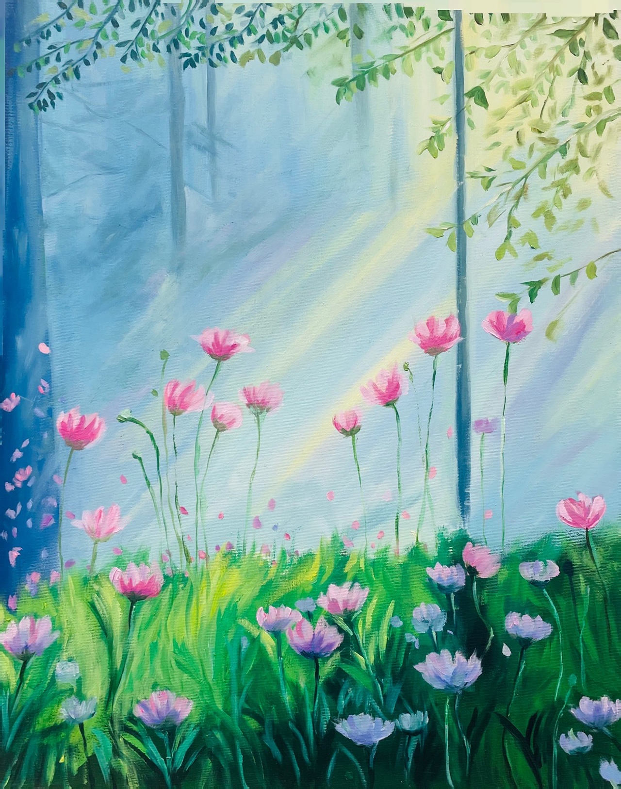 油画【桑格花】（图ZMzc5OTA4MTcy） - 绘画 - 站酷设计师彼岸花193原创素材 - 站酷ZCOOL