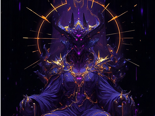 吾终将登临神秘王座-AIGC