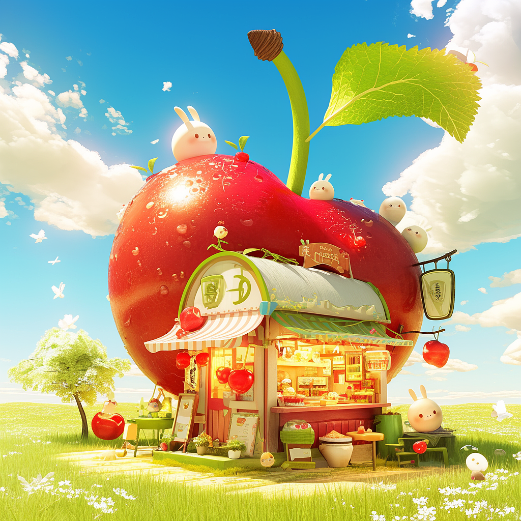 水果商店梦幻系列（图ZMzc5OTE5MzAw） - AI作品 - 站酷设计师northli原创素材 - 站酷ZCOOL
