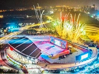 《大江起运 向江图强》九江市第十四届运动会开幕式（个人主页-ZNzA3MDExMDg=） - 舞台美术 - 站酷设计师祈枫原创素材 - 站酷ZCOOL