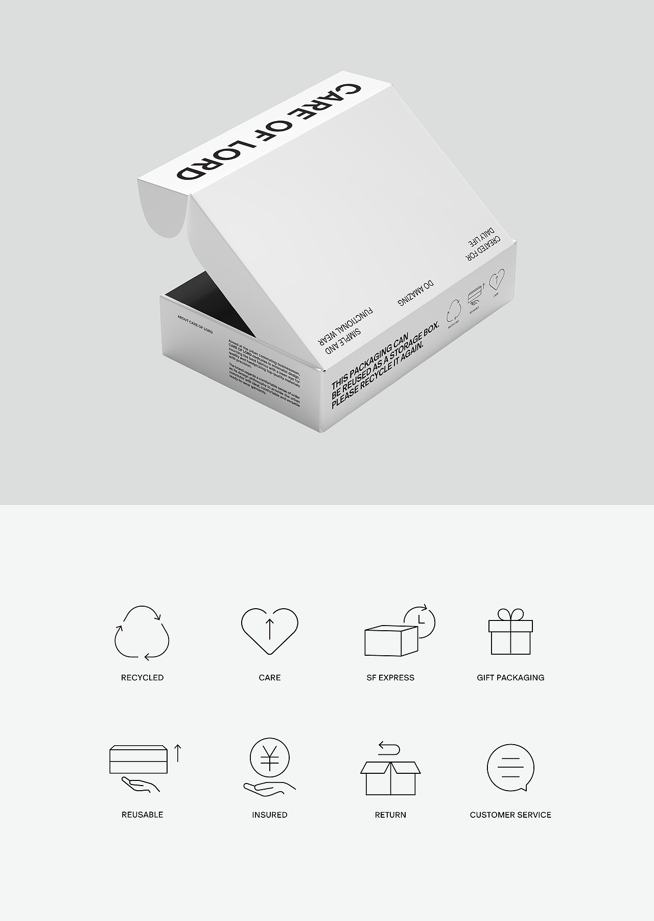 CARE OF LORD Visual Identity and Branded Material