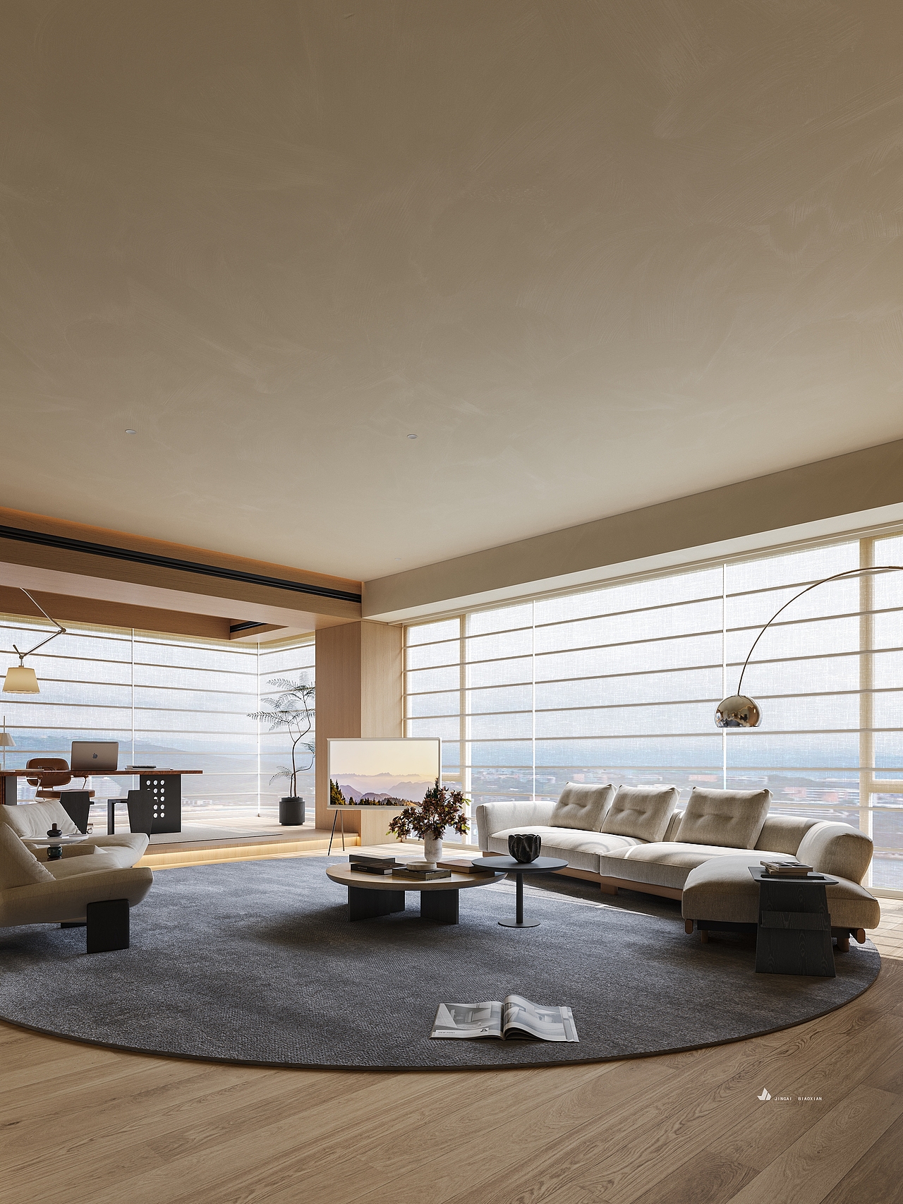 高产出-现代趣空间（图ZMzc5OTQ1NDky） - 家装设计 - 站酷设计师金该效果图官方账原创素材 - 站酷ZCOOL