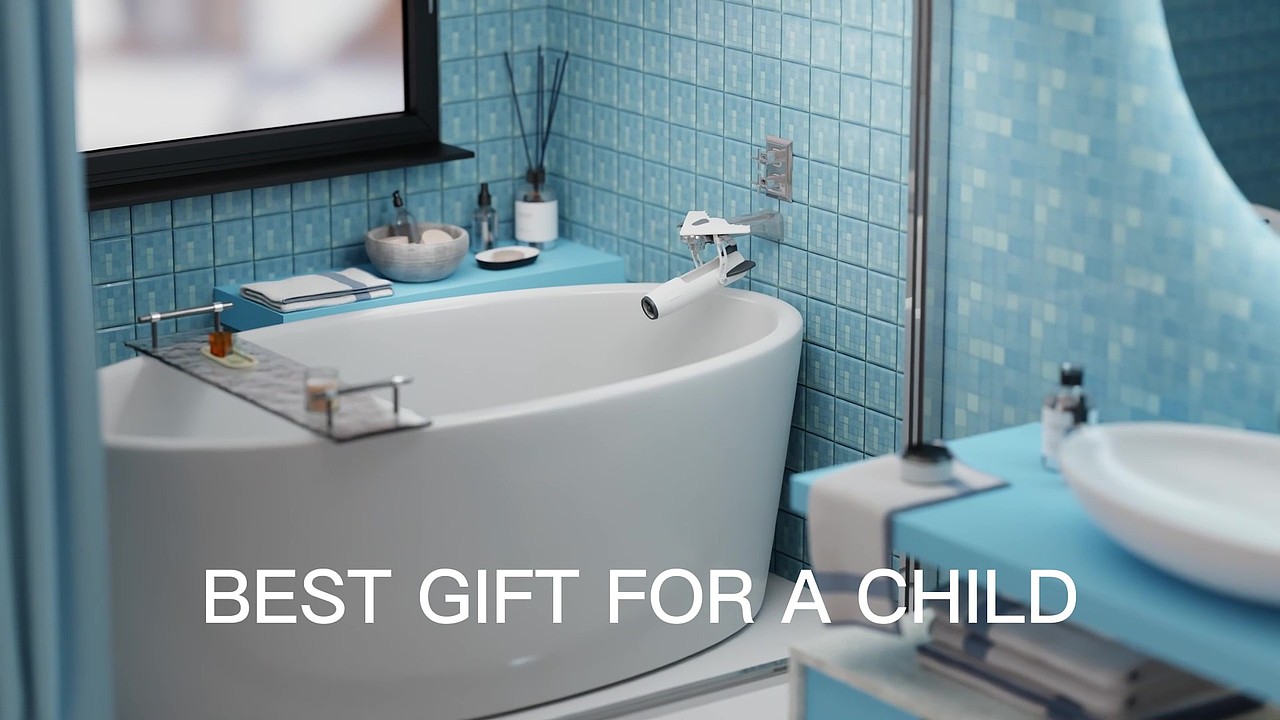  三维动画 | 小飞机水龙头延申器 | 婴幼儿产品设计