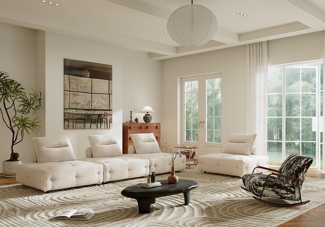 3D建模/渲染~客厅/卧室/餐厅家具产品图册