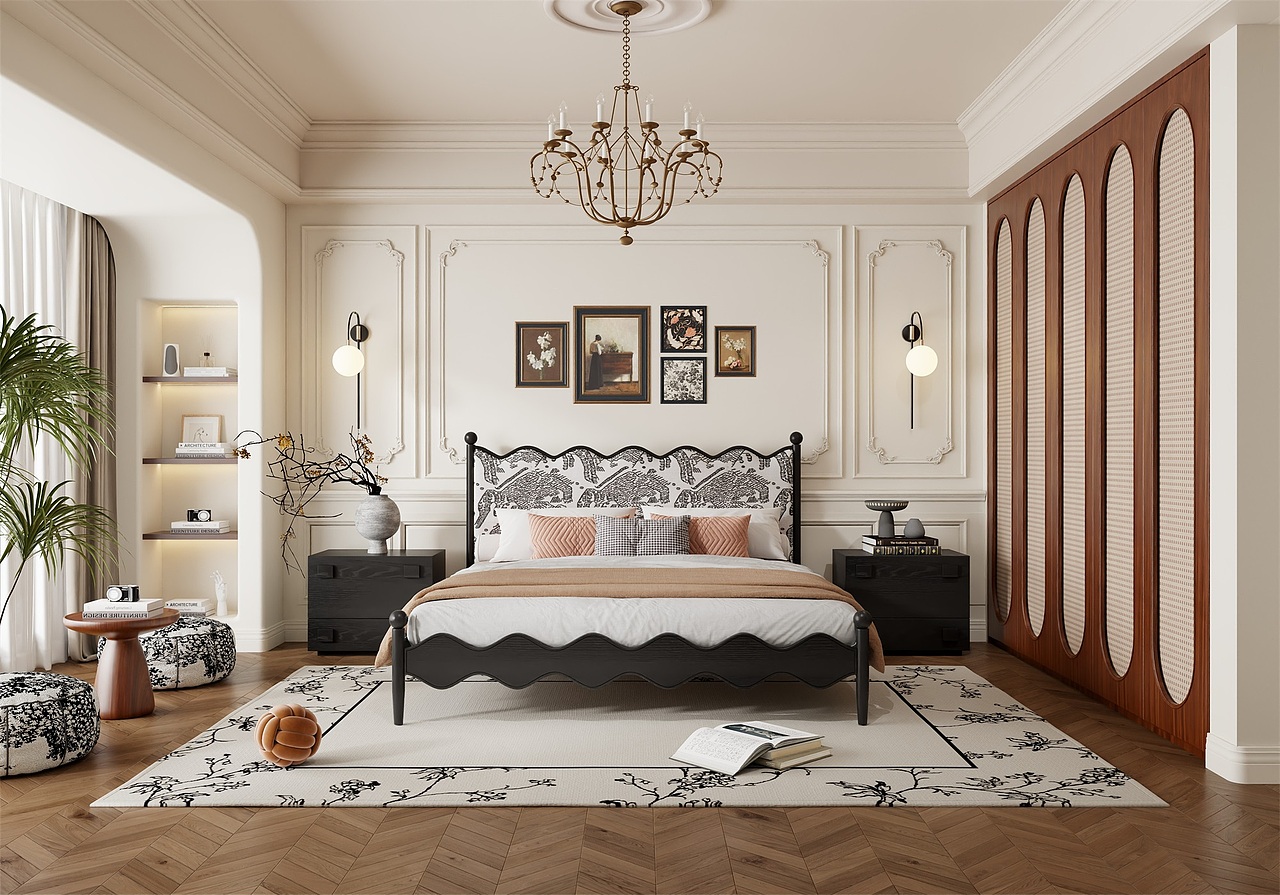 3D建模/渲染~客厅/卧室/餐厅家具产品图册