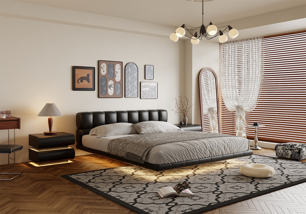 3D建模/渲染~客厅/卧室/餐厅家具产品图册