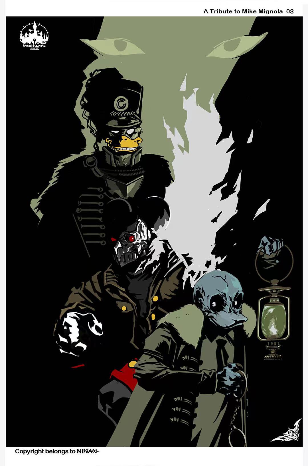 致敬 麥克 米格諾拉（圖ZMzc5OTU3OTgw） - 藝術(shù)插畫(huà) - 站酷設(shè)計(jì)師呢了個(gè)老喃原創(chuàng)素材 - 站酷ZCOOL