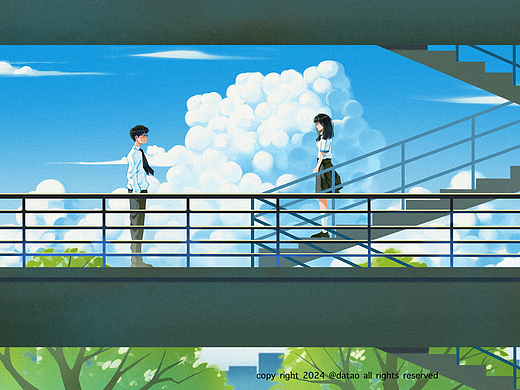 夏日走廊