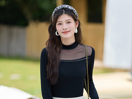 商业拍摄 - 打底衫 外景