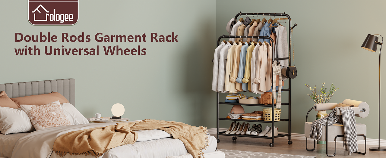 衣帽架产品,亚马逊A+设计,亚马逊产品建模渲染