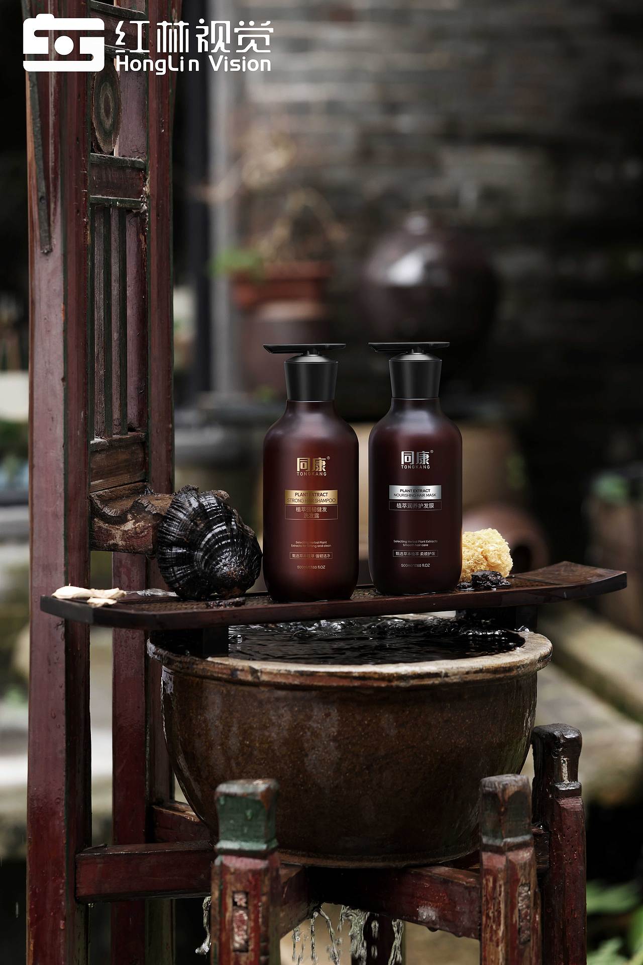 同康洗发水平面拍摄