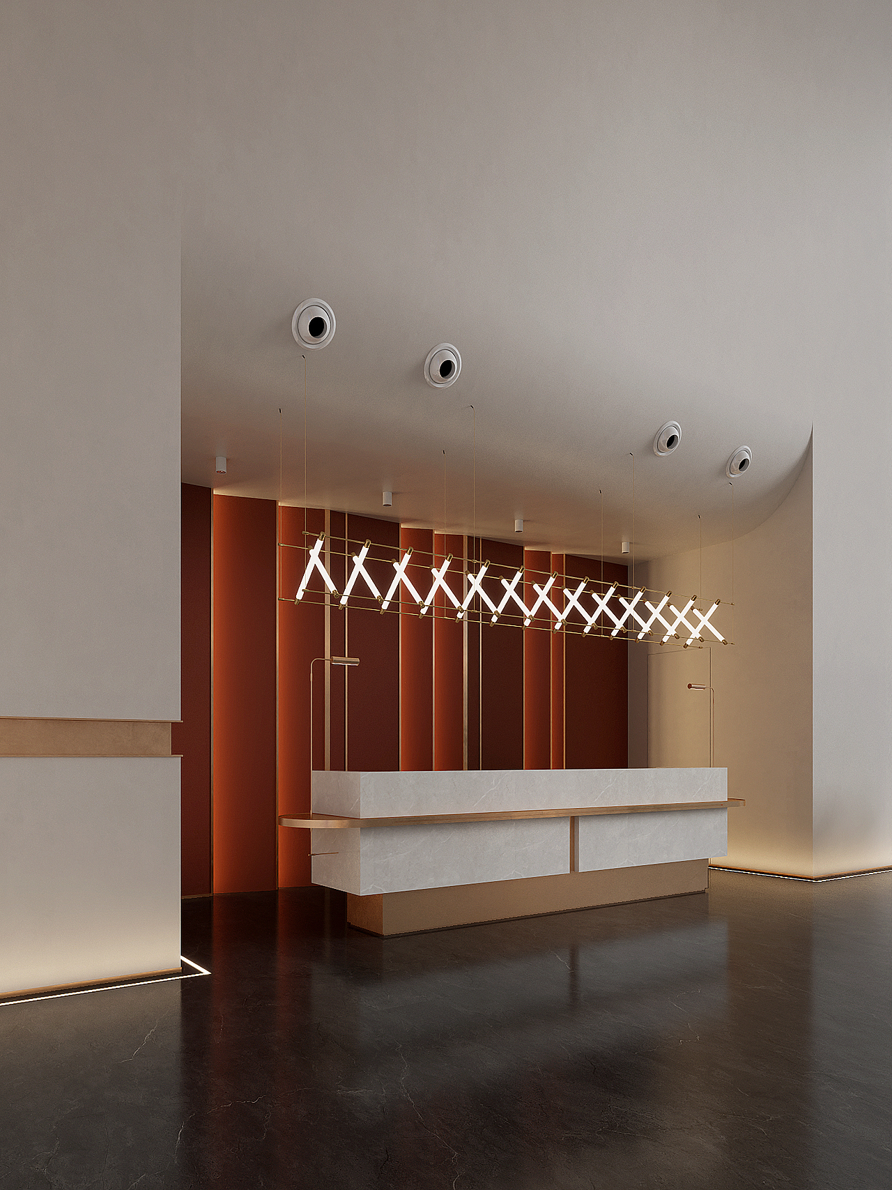 售楼处接待大厅效果图设计（图ZMzgwMDAzMDU2） - 商业空间设计 - 站酷设计师成都派氪效果图原创素材 - 站酷ZCOOL