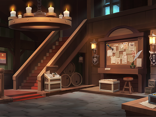 游戲場(chǎng)景（個(gè)人主頁(yè)-ZNzA3MDk0MzY=） - 游戲原畫 - 站酷設(shè)計(jì)師9條不是雀神原創(chuàng)素材 - 站酷ZCOOL