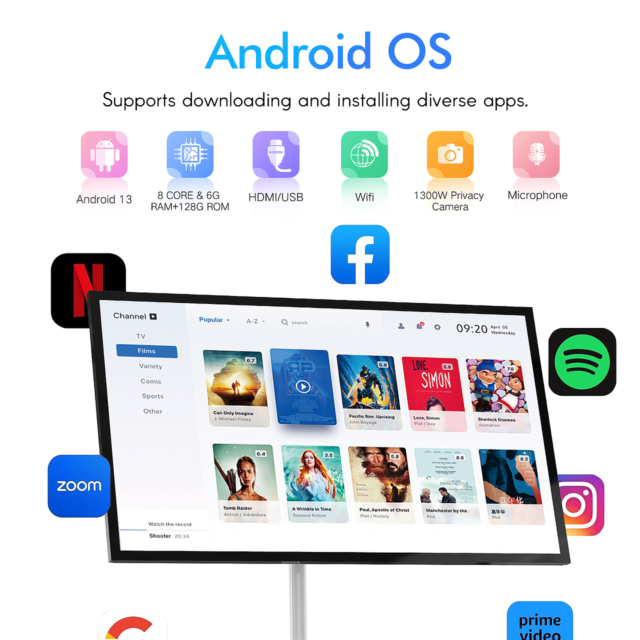 Marvel 43″Incell Touch Screen