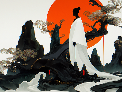 问山 | midjourney