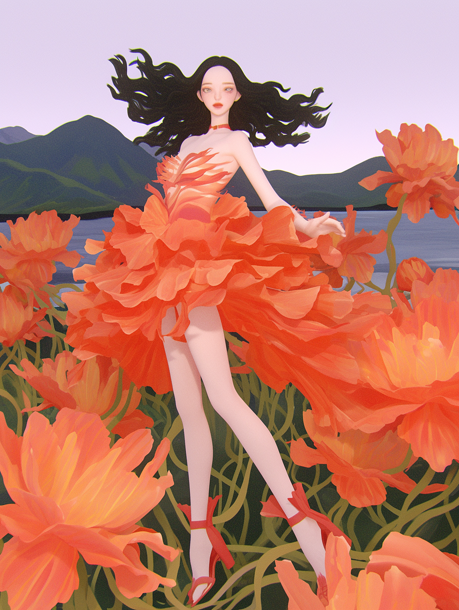 时尚插画 | midjourney