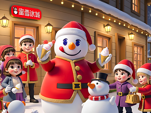 百变雪王杯 | 雪王化身圣诞老人陪你过圣诞啦