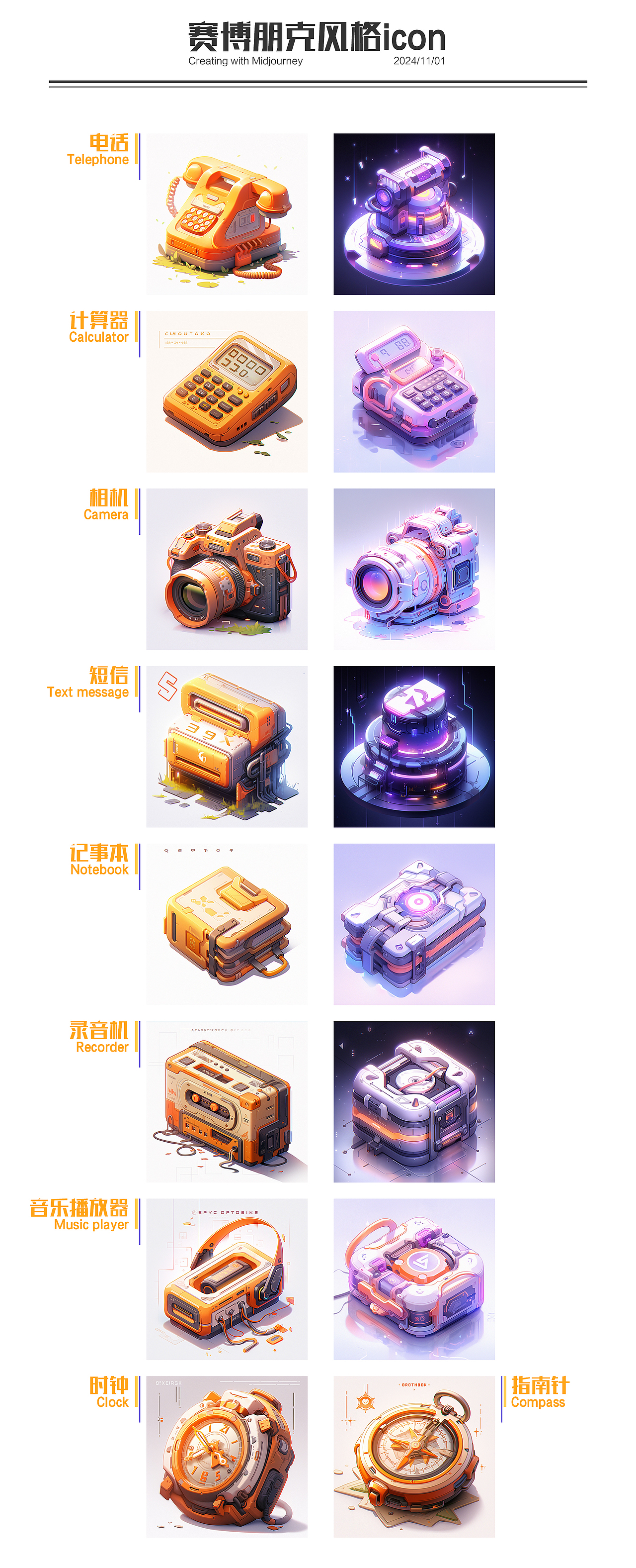赛博朋克风格icon（图ZMzgwMDA5MzE2） - AI作品 - 站酷设计师大千的DQ原创素材 - 站酷ZCOOL