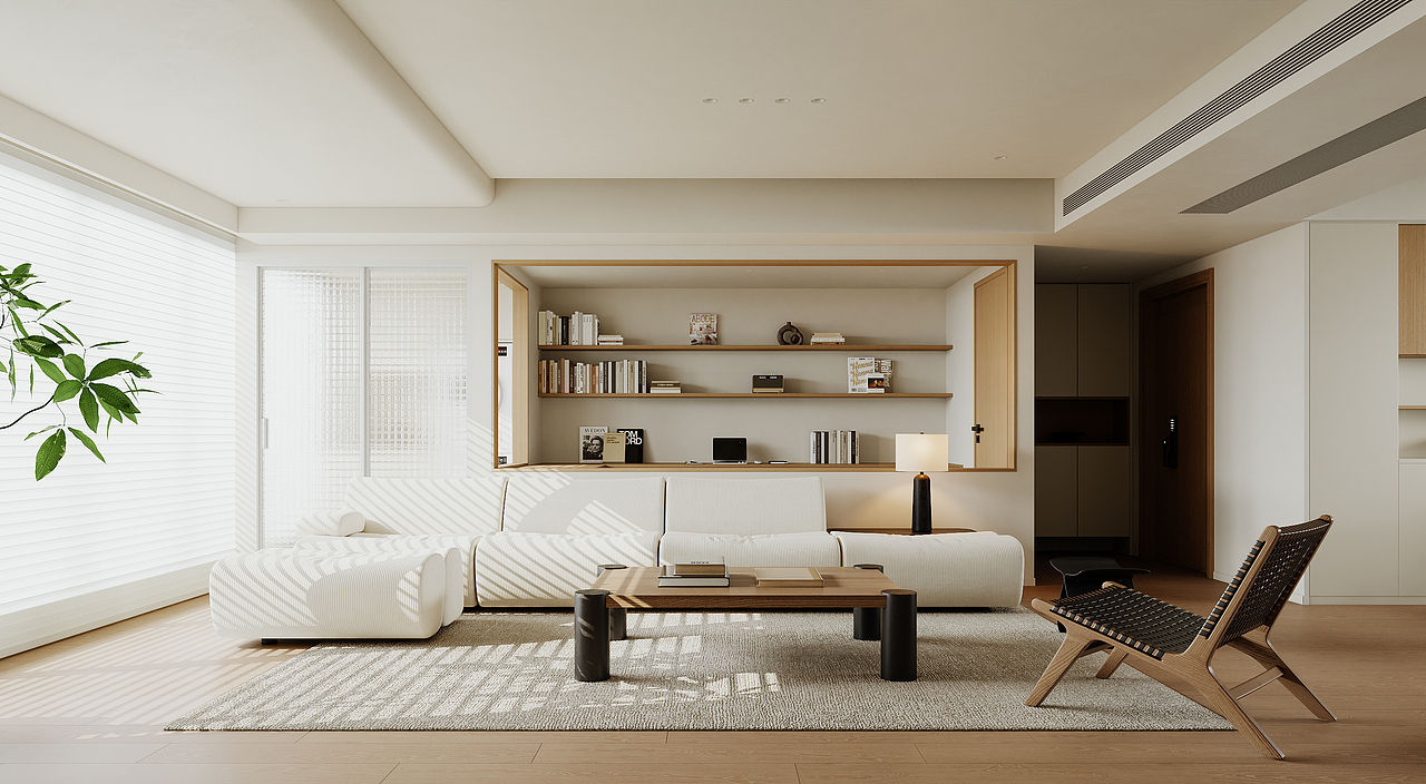 原木奶油风——长沙佐尚（图ZMzgwMDEyOTc2） - 家装设计 - 站酷设计师佐尚效果图官方原创素材 - 站酷ZCOOL