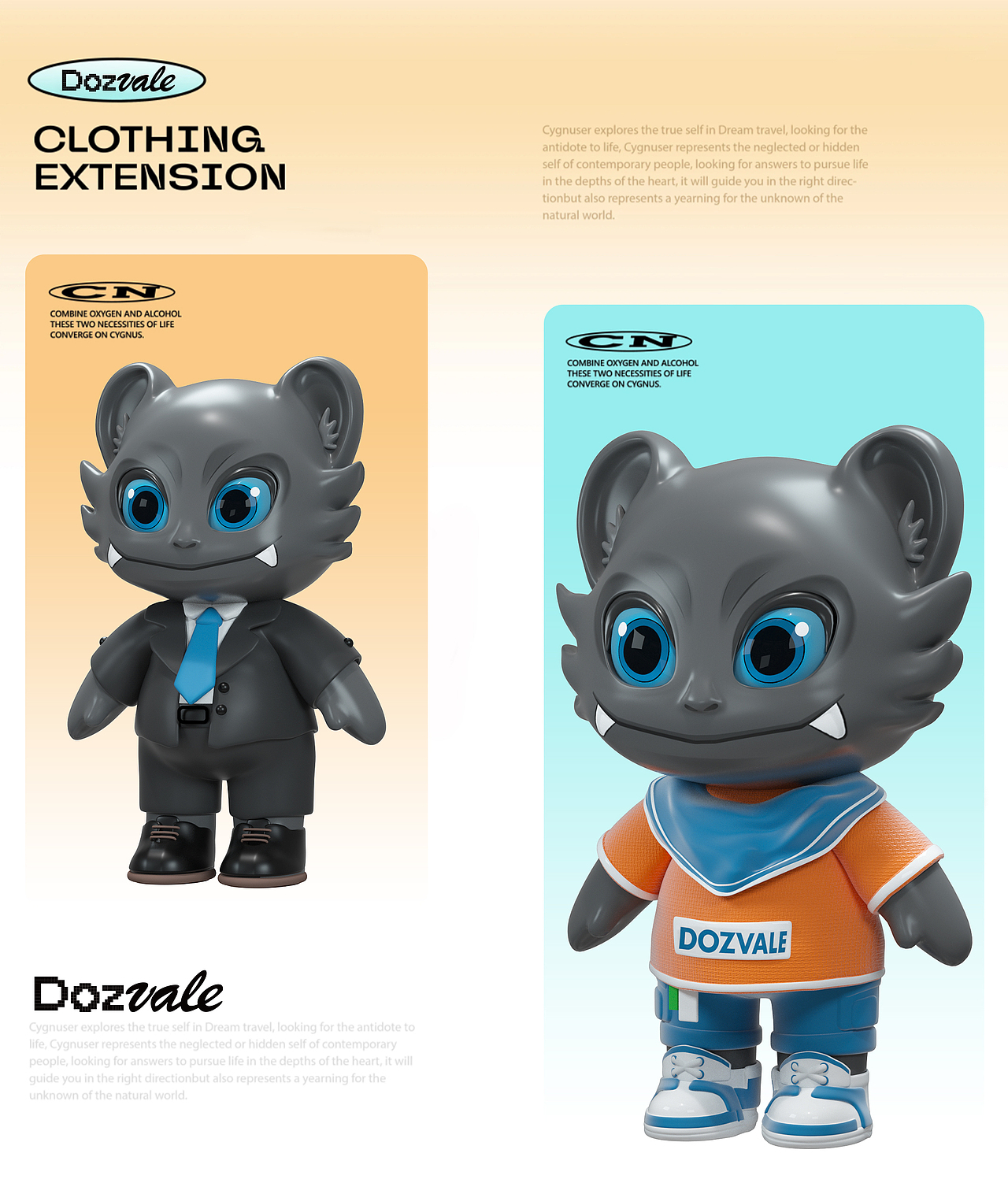 寵康康科技有限公司IP形象｜Dozvale（圖ZMzgwMDE3Mzcy） - 人物/生物 - 站酷設(shè)計(jì)師夏目漱石桑原創(chuàng)素材 - 站酷ZCOOL