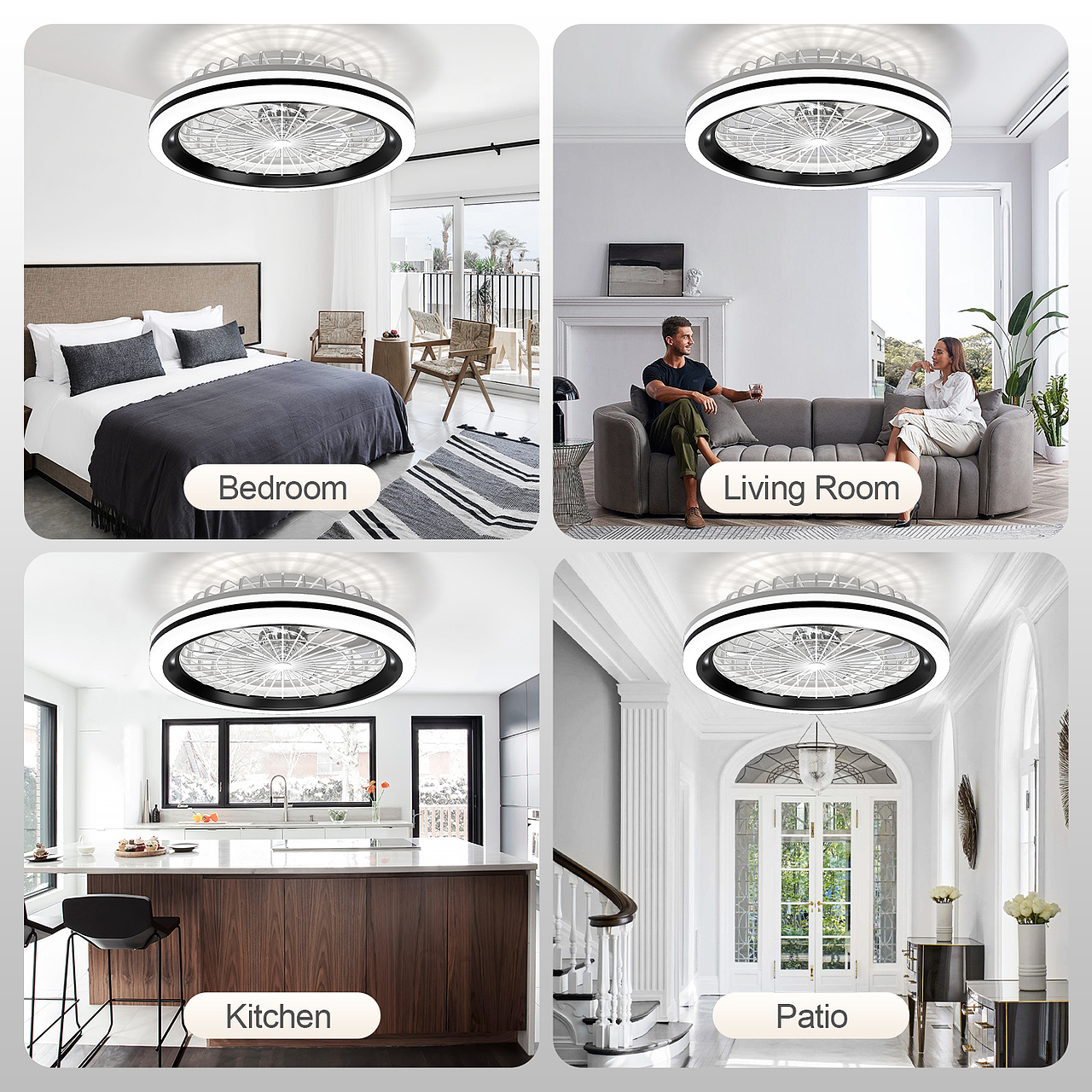 C4D建模+OC渲染 风扇吊灯