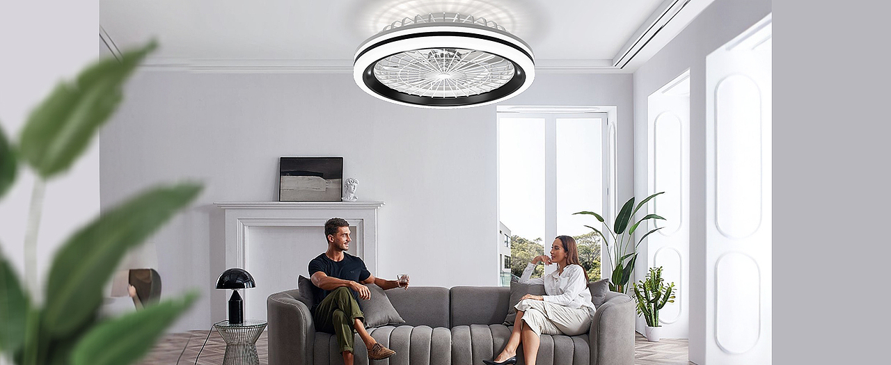 C4D建模+OC渲染 风扇吊灯