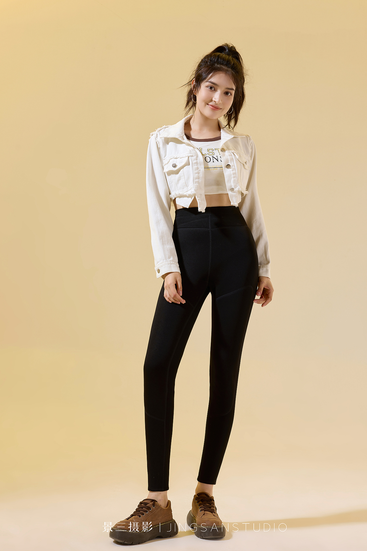 商业拍摄 - 女士 保暖裤 棚拍