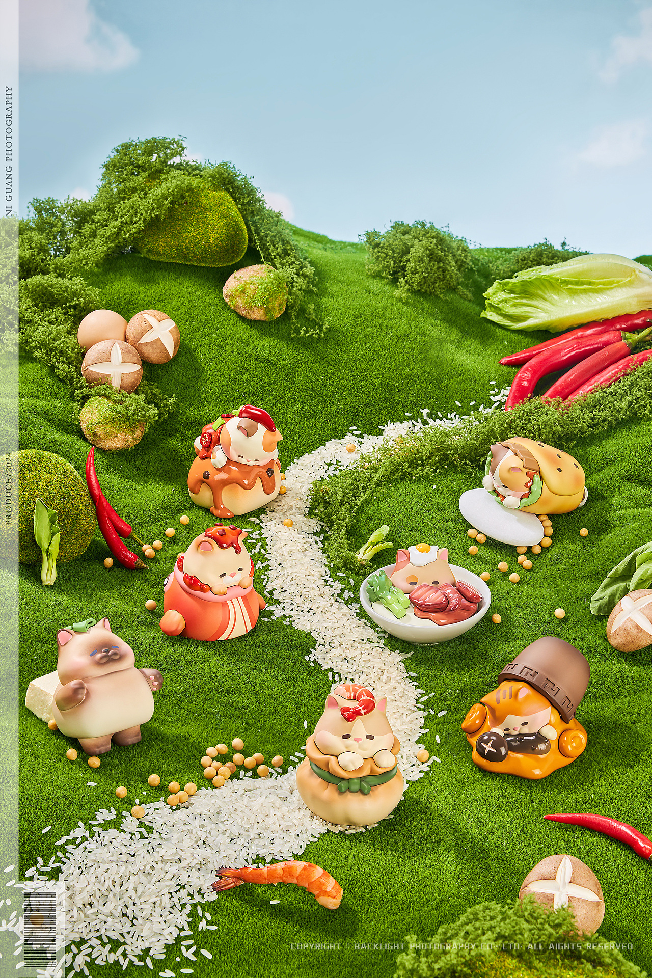 文创潮玩/饮食中华手办/产品摄影/静物商业