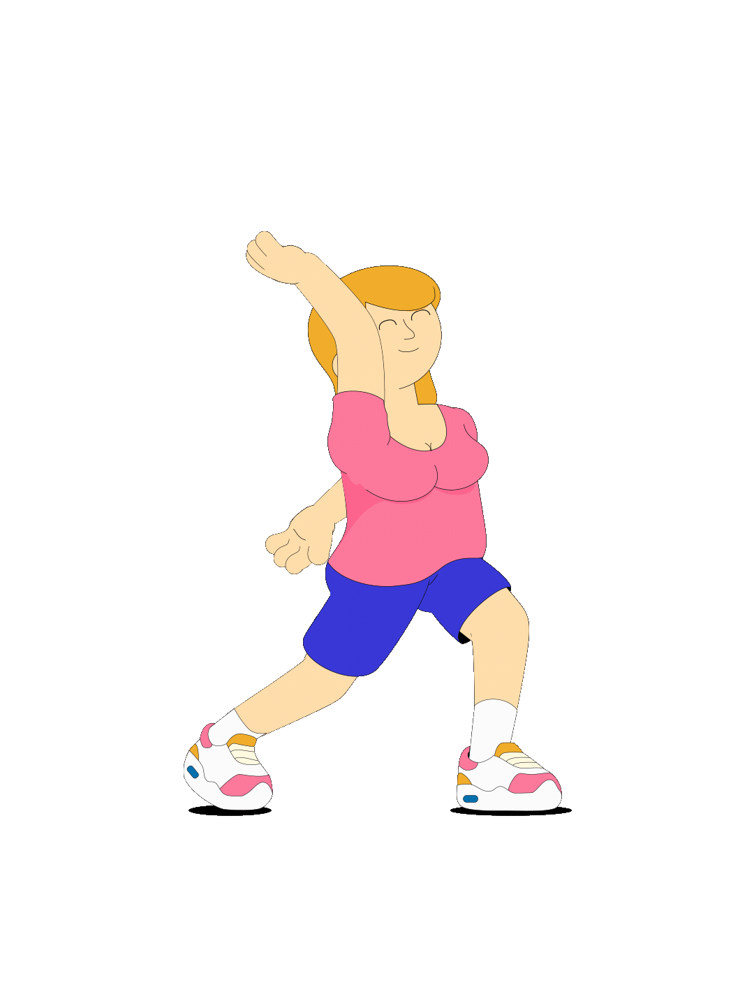 AE角色动画【不同的下班姿势】