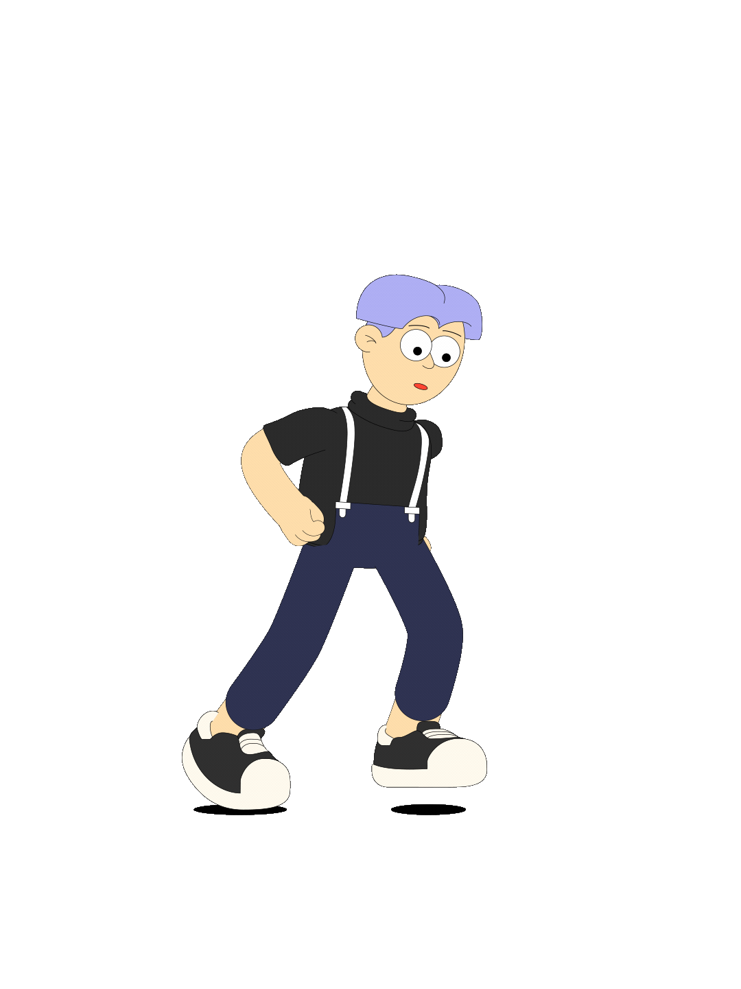 AE角色动画【不同的下班姿势】