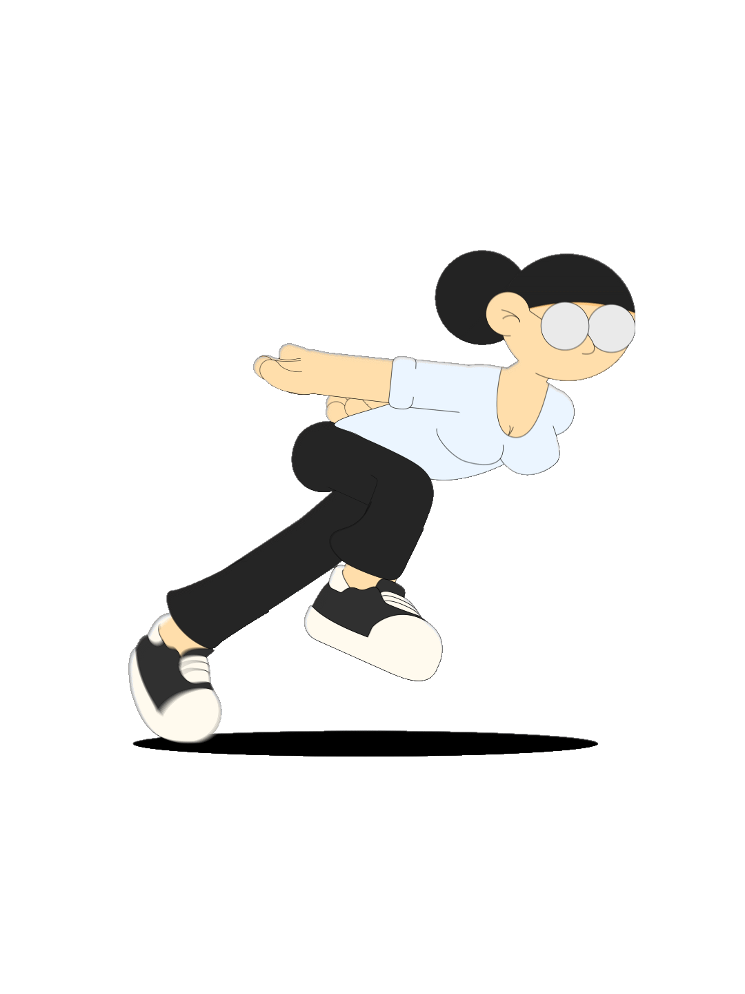 AE角色动画【不同的下班姿势】