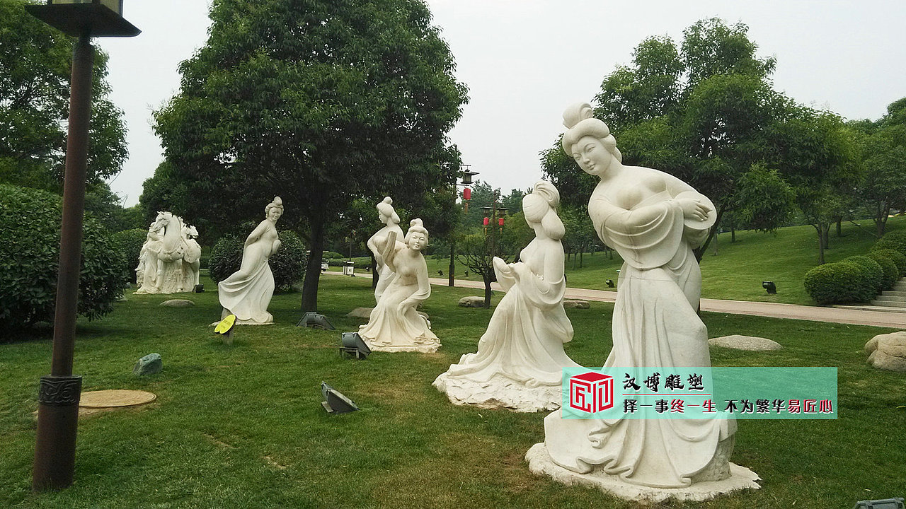 公园人物定制厂家,景观雕塑摆件,户外石雕源头厂家