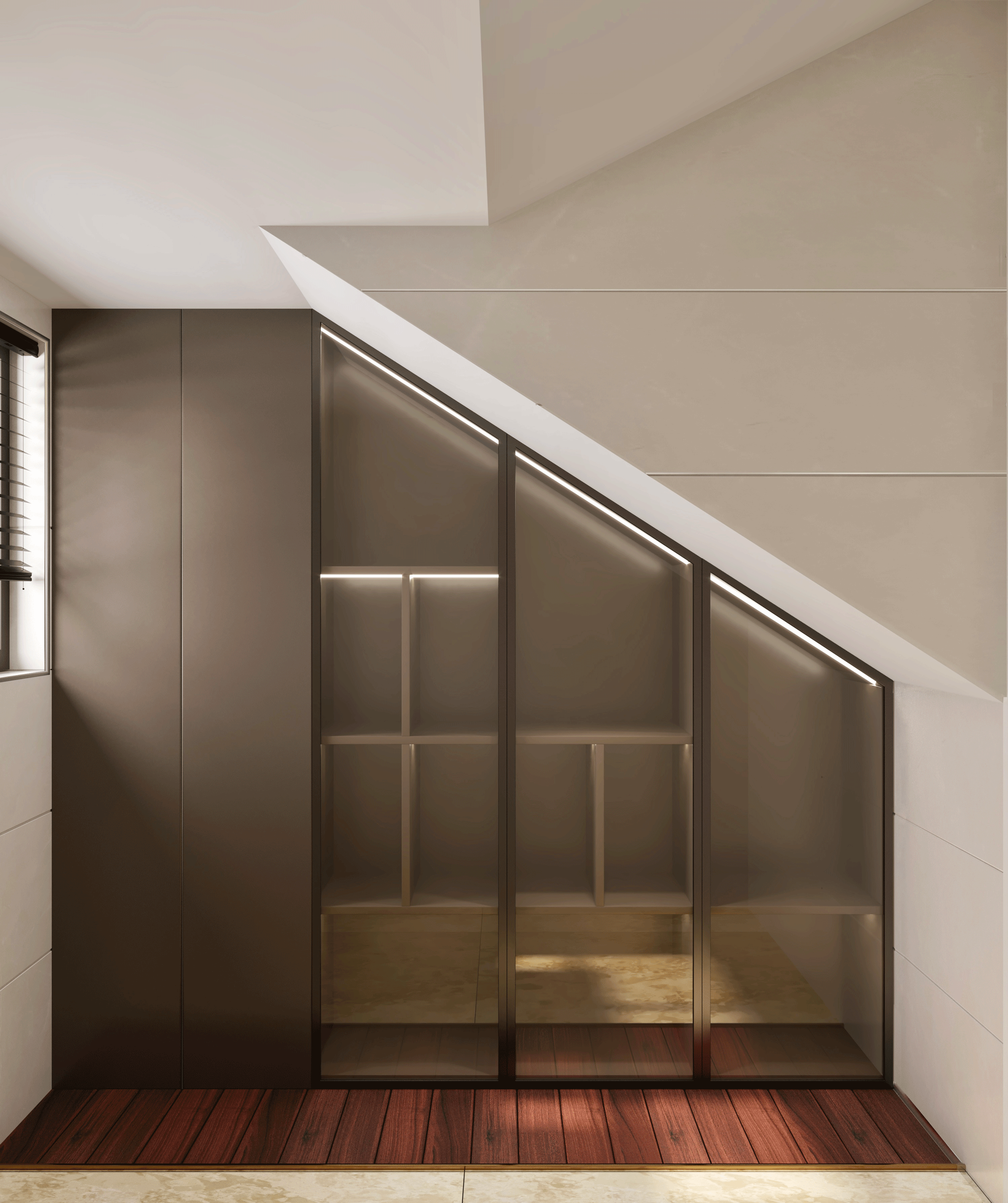 楼梯底柜子设计方案