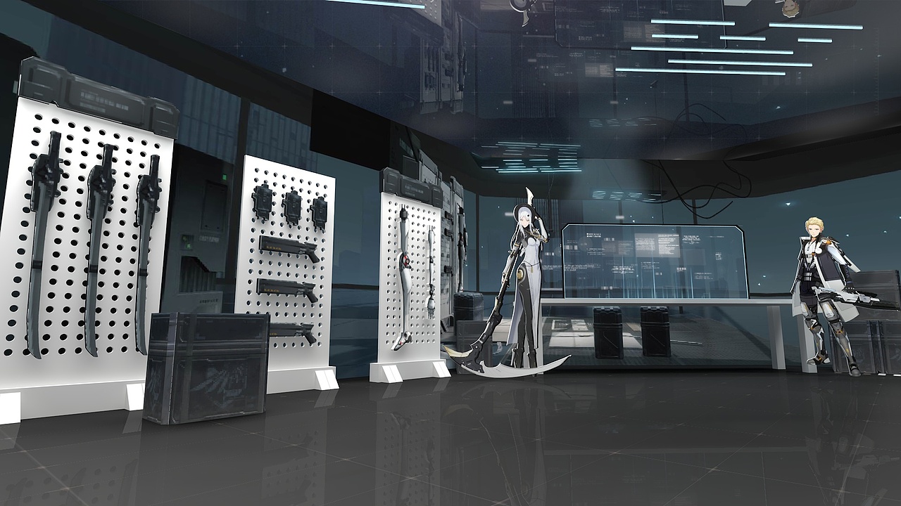 战双帕弥什 展台设计（图ZMzgwMDUxODE2） - 场景 - 站酷设计师SHDOG原创素材 - 站酷ZCOOL