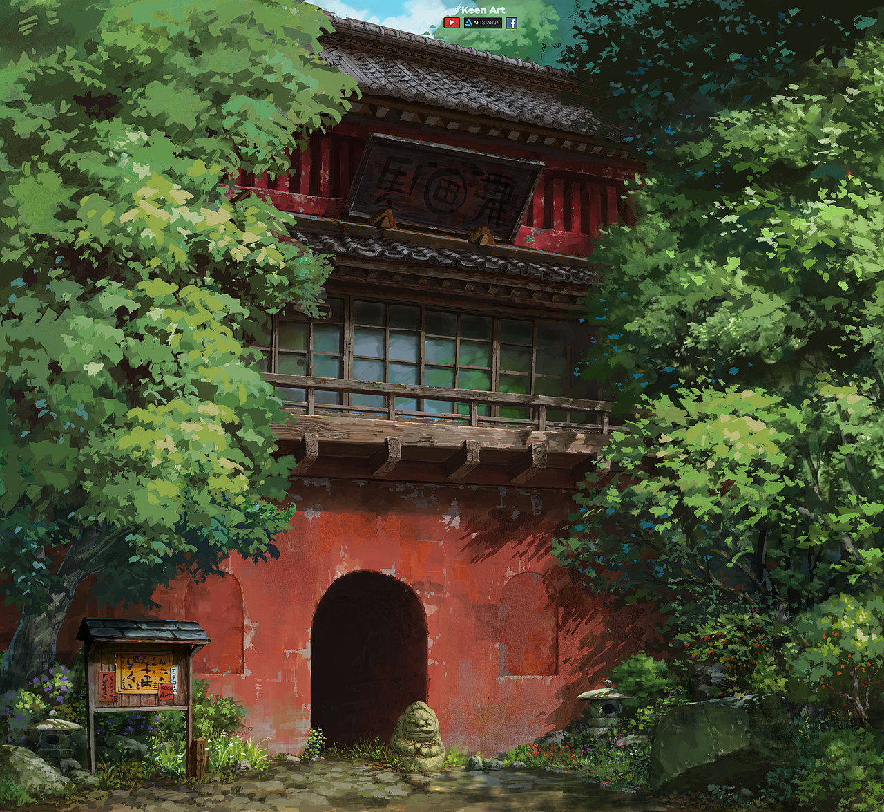 UE《林中过道》Ghibli Spirited Away（图ZMzgwMDU0Njg4） - 场景 - 站酷设计师stming原创素材 - 站酷ZCOOL