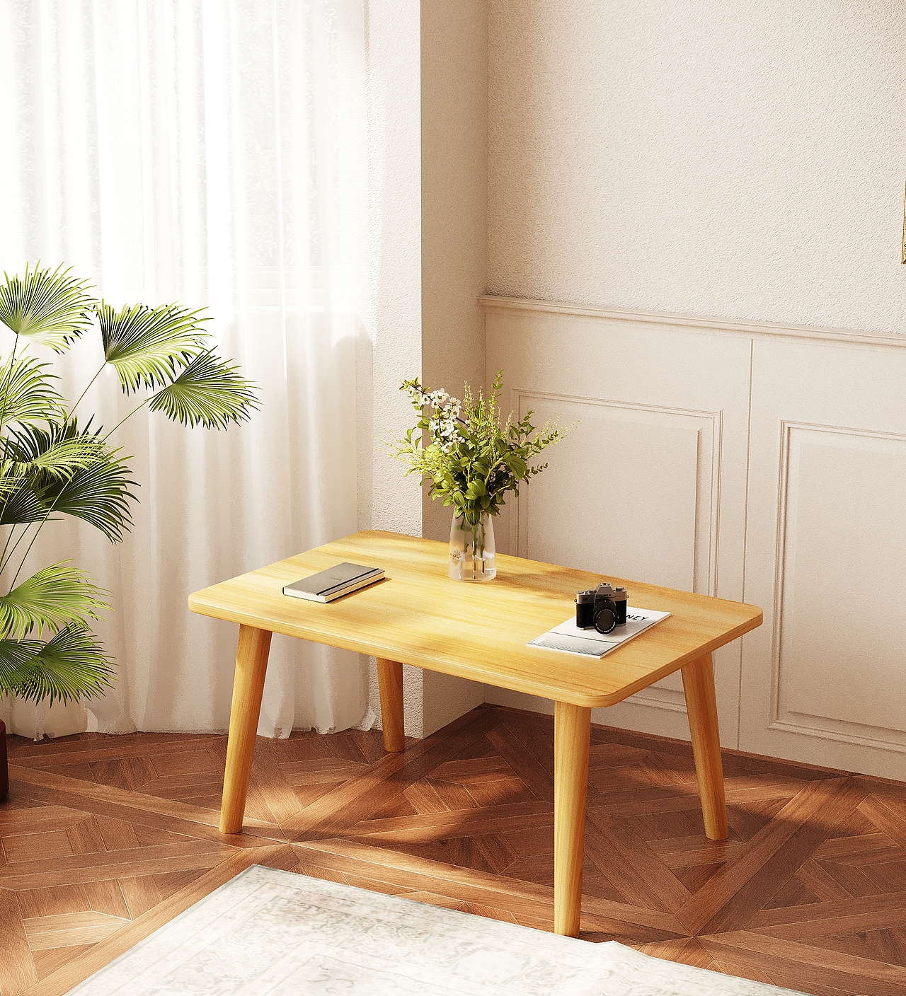 圆桌美式风格建模渲染分享