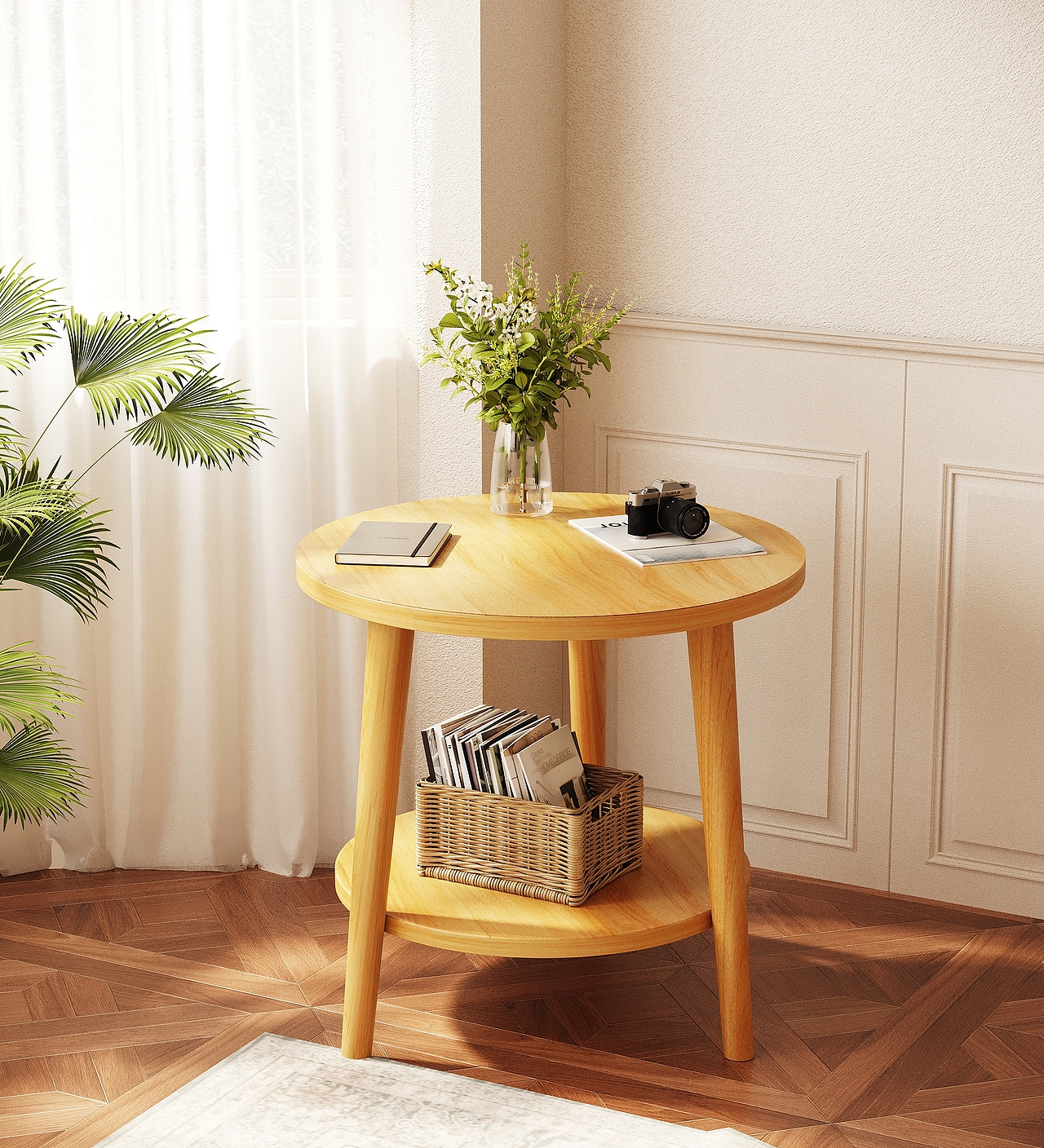 圆桌美式风格建模渲染分享