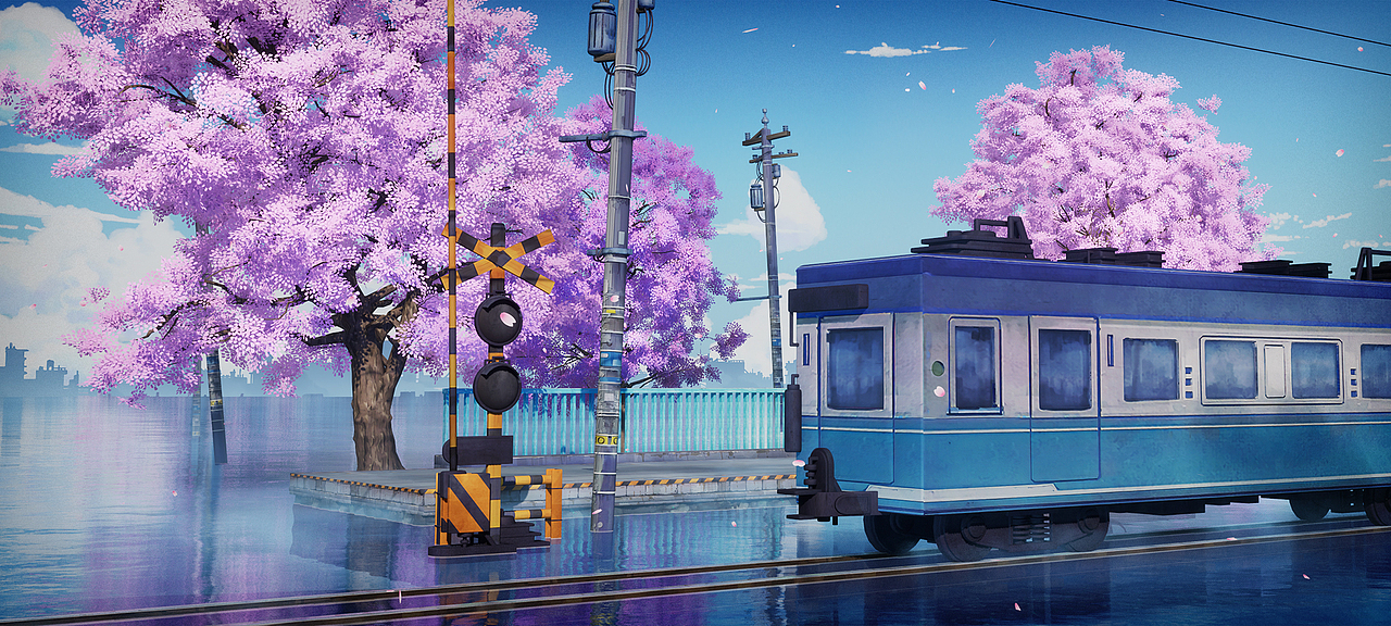 UE秒速5厘米 Shinkai 5 Centimeters per Second（图ZMzgwMDU1MzEy） - 场景 - 站酷设计师stming原创素材 - 站酷ZCOOL
