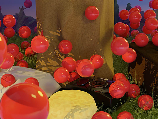 blender｜草地上的午餐