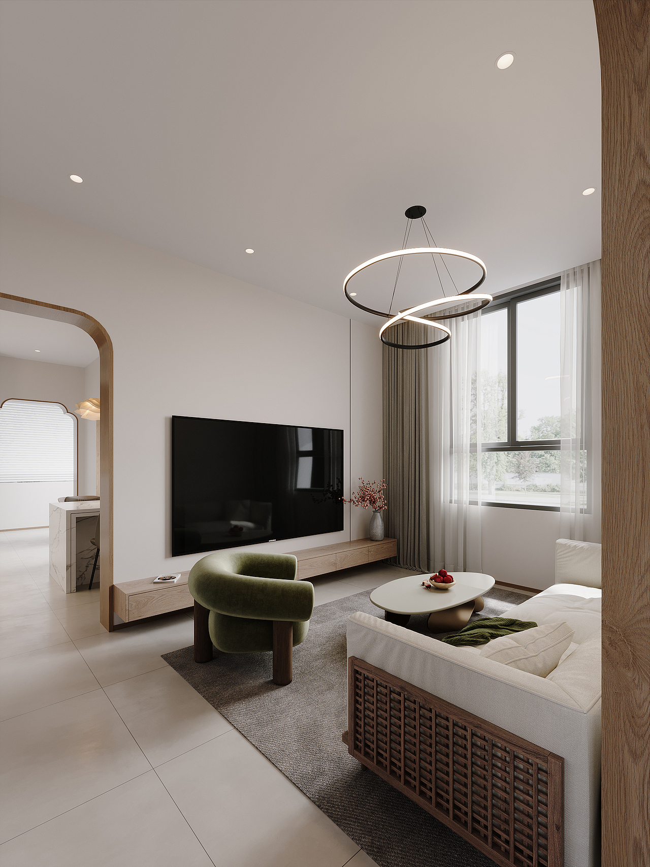 近期渲染—两套室内住宅空间