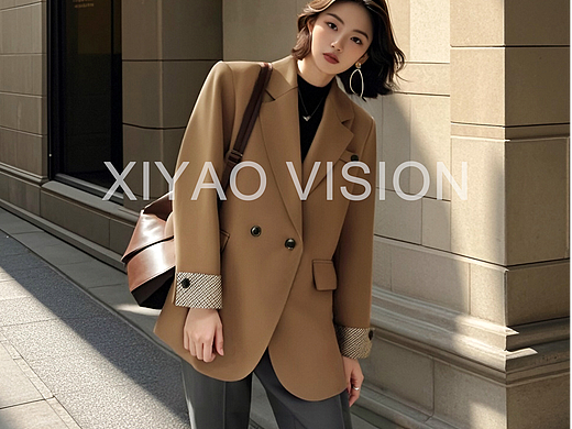 职业装模特拍摄 Ai商业合成 服装广告 跨境电商摄影