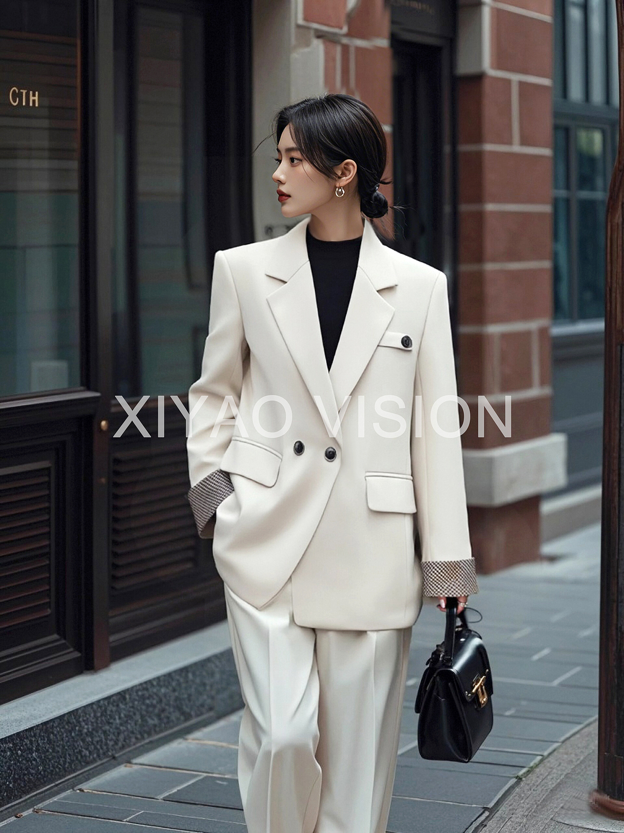 职业装模特拍摄 Ai商业合成 服装广告 跨境电商摄影（图ZMzgwMDY2Njgw） - 时尚/艺术摄影 - 站酷设计师浠耀AI模特拍摄原创素材 - 站酷ZCOOL