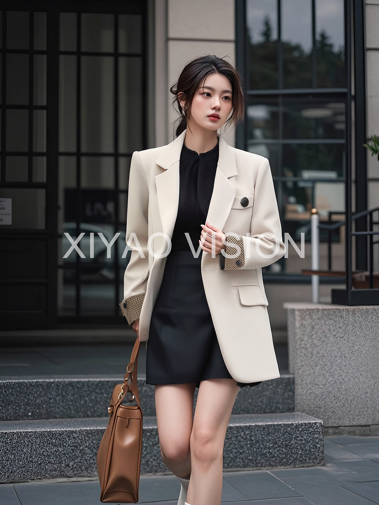职业装模特拍摄 Ai商业合成 服装广告 跨境电商摄影（图ZMzgwMDY2Njg0） - 时尚/艺术摄影 - 站酷设计师浠耀AI模特拍摄原创素材 - 站酷ZCOOL